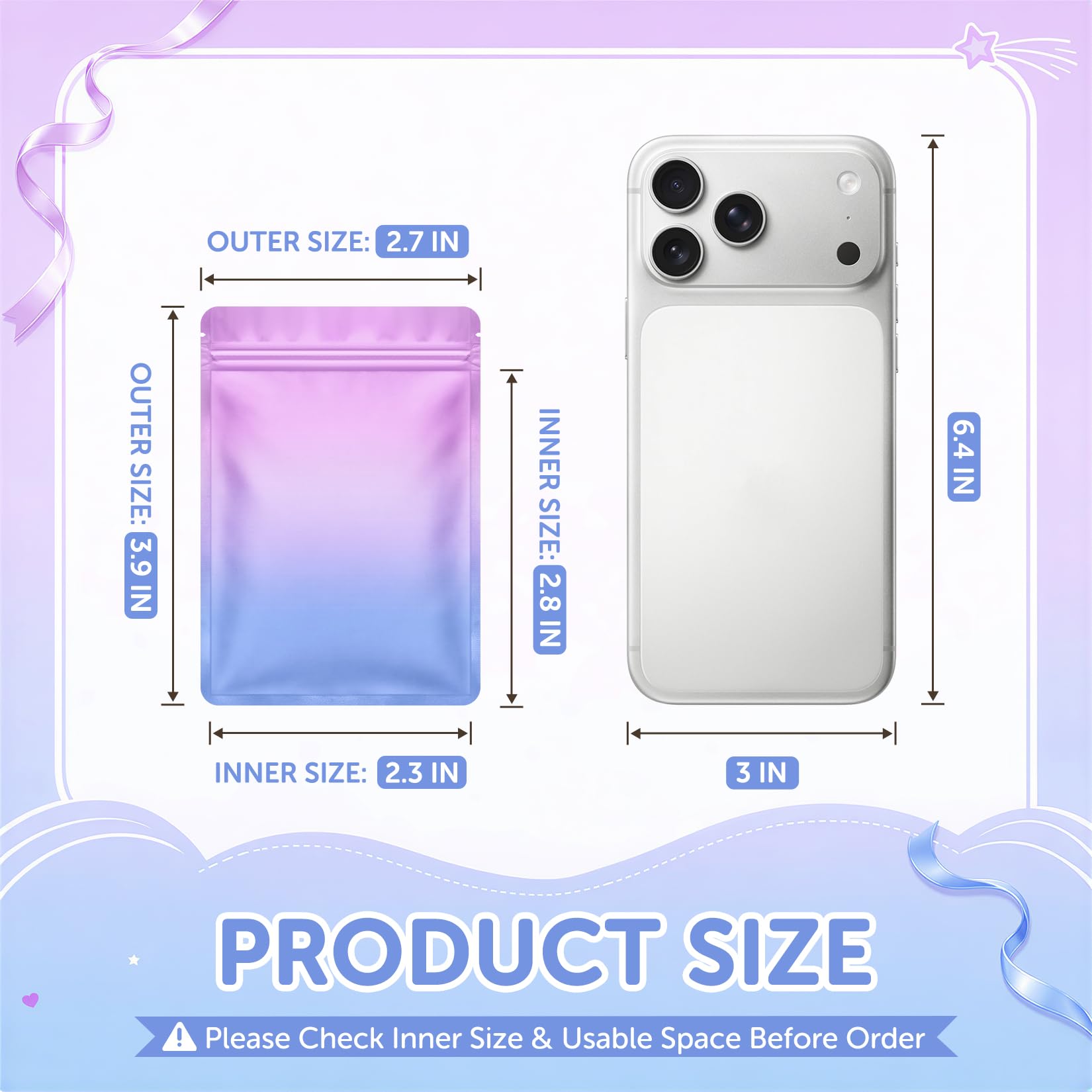 FUNFERY Mylar Food Storage Packaging Bags - Image 2