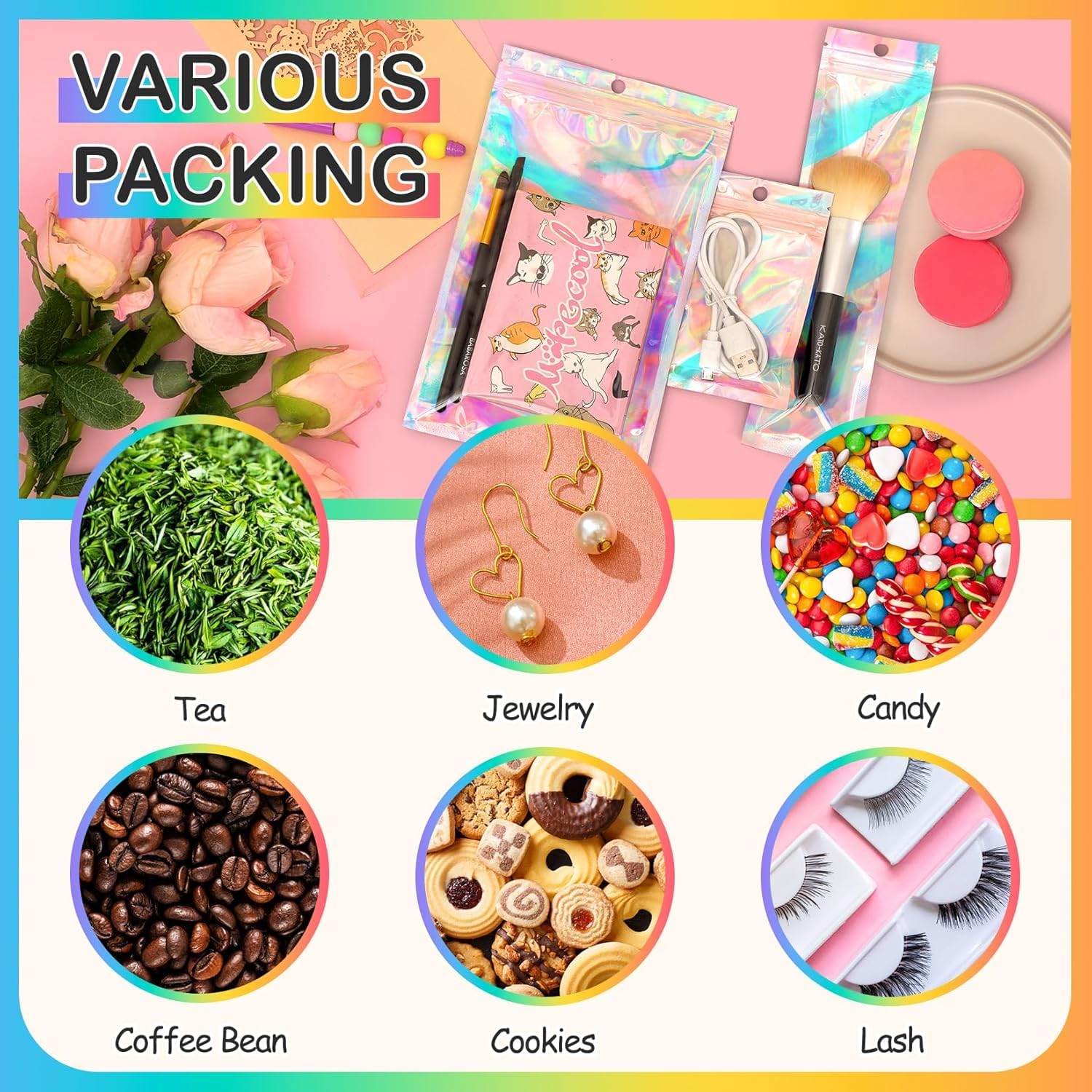 FUNFERY Holographic Mylar Resealable Bags - Image 8