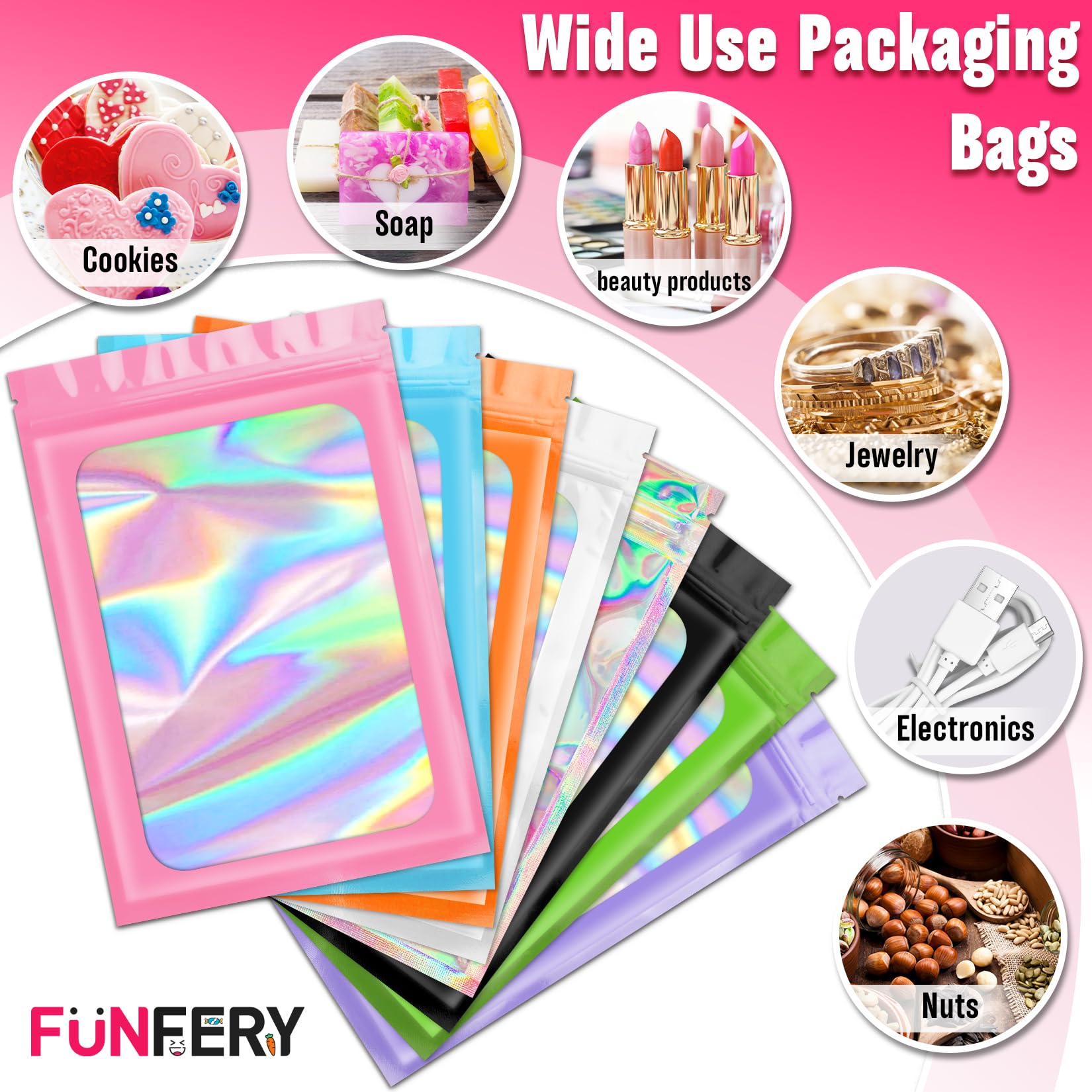 FUNFERY Assorted Size Mylar Bags - Image 6