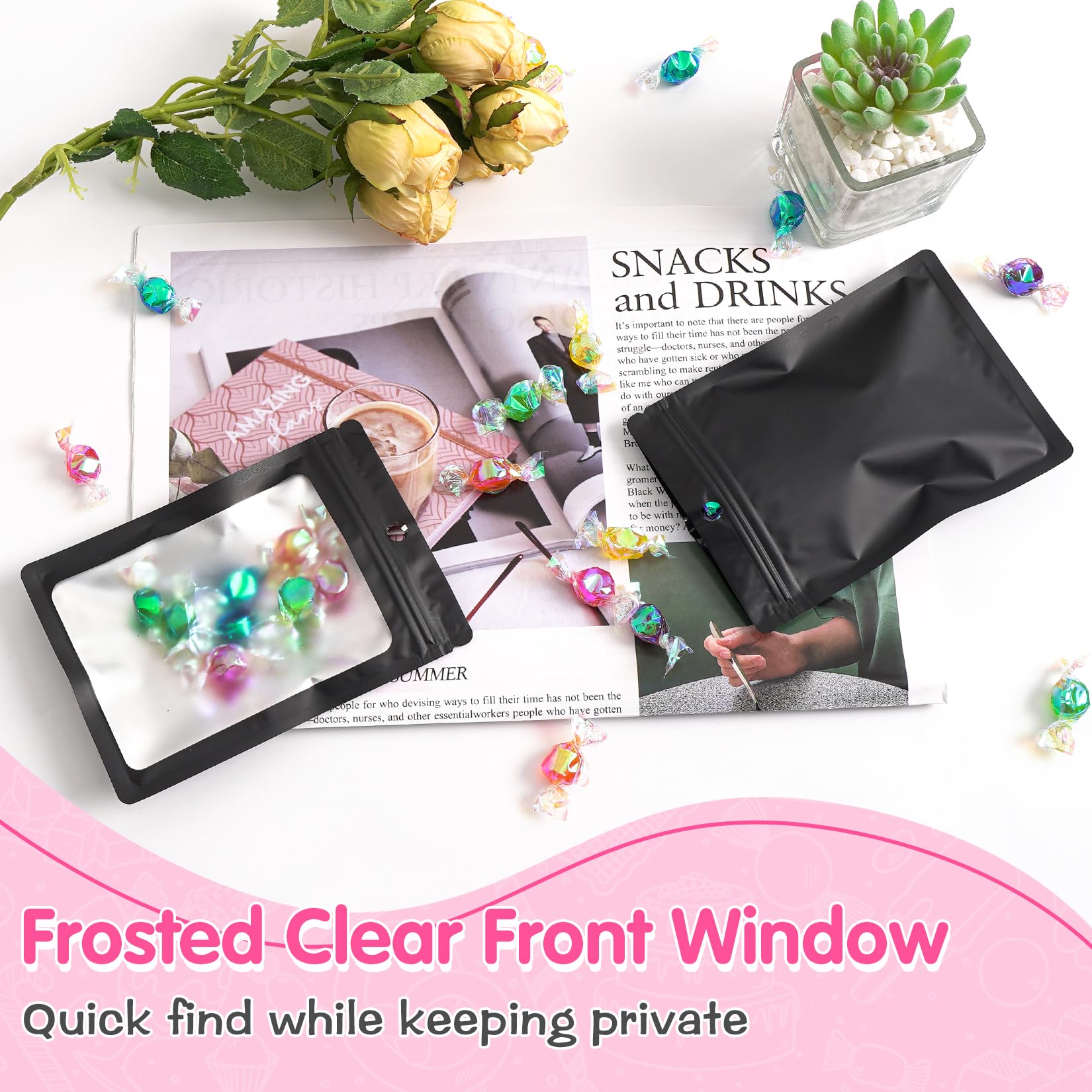FUNFERY Mylar Resealable Packaging Bags - Image 4