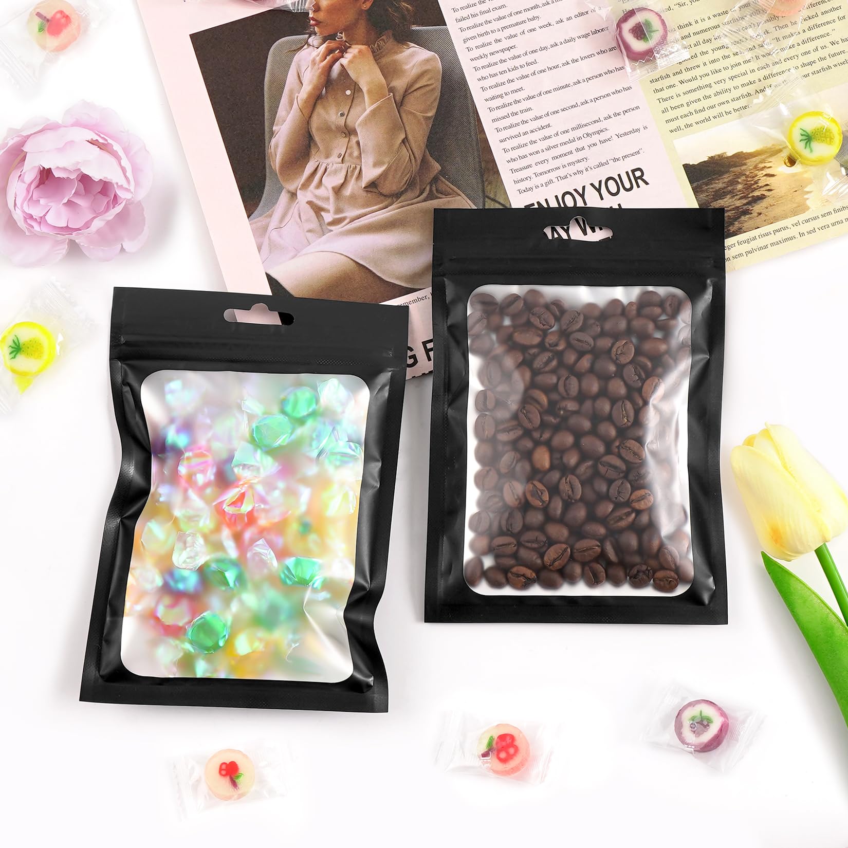 FUNFERY Mylar Resealable Food Storage Bags - Image 6