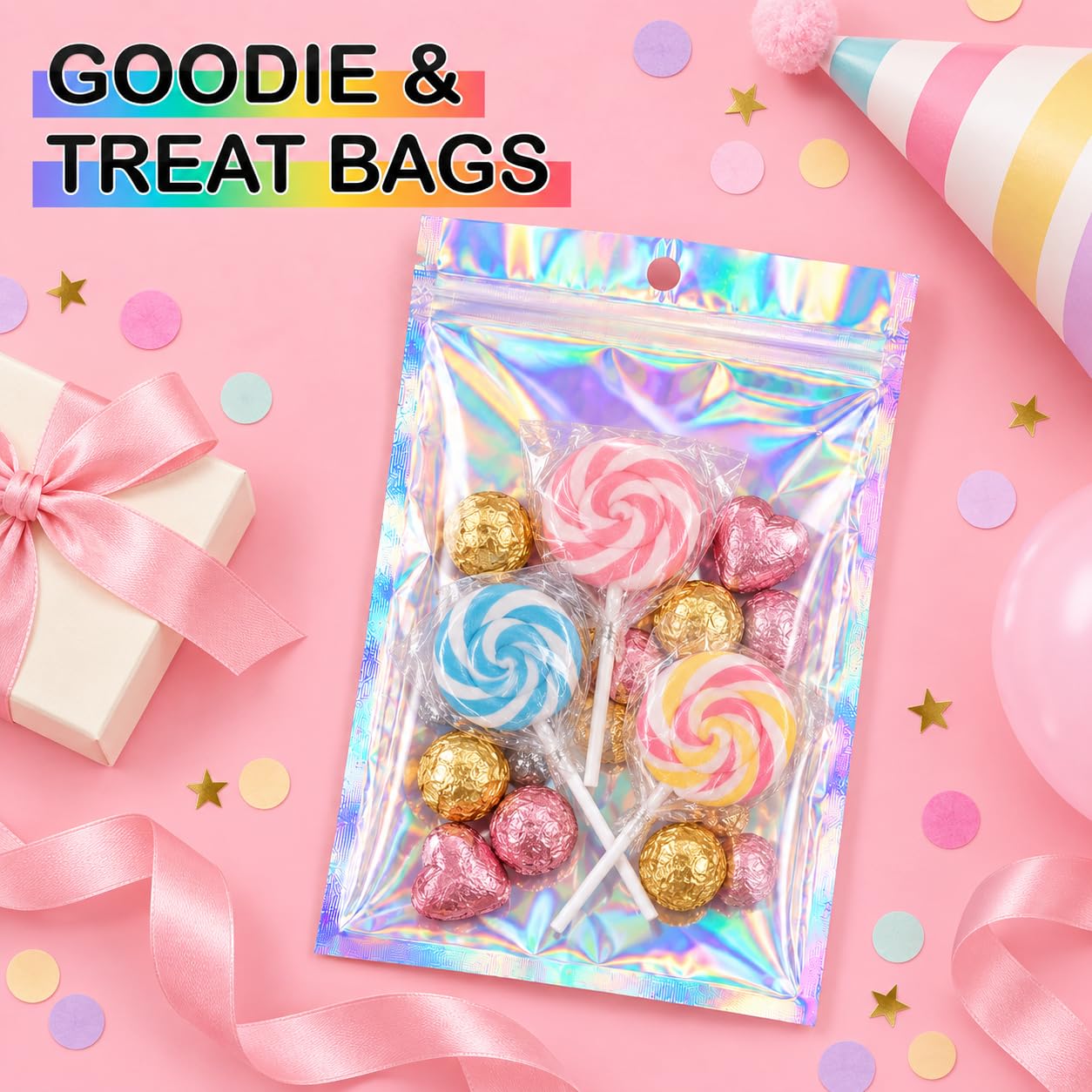 FUNFERY Holographic Mylar Resealable Bags - Image 7
