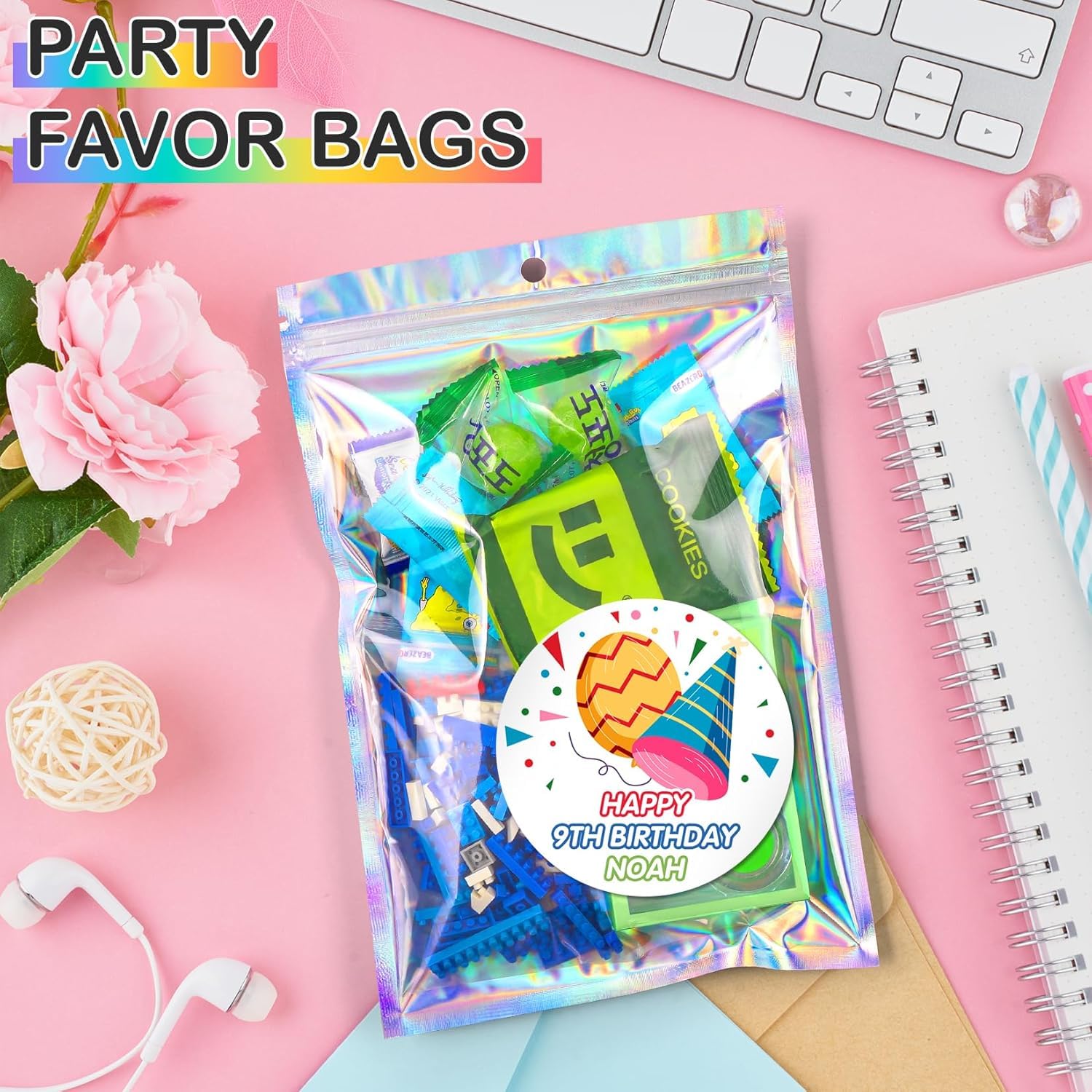 FUNFERY Holographic Mylar Resealable Bags - Image 2