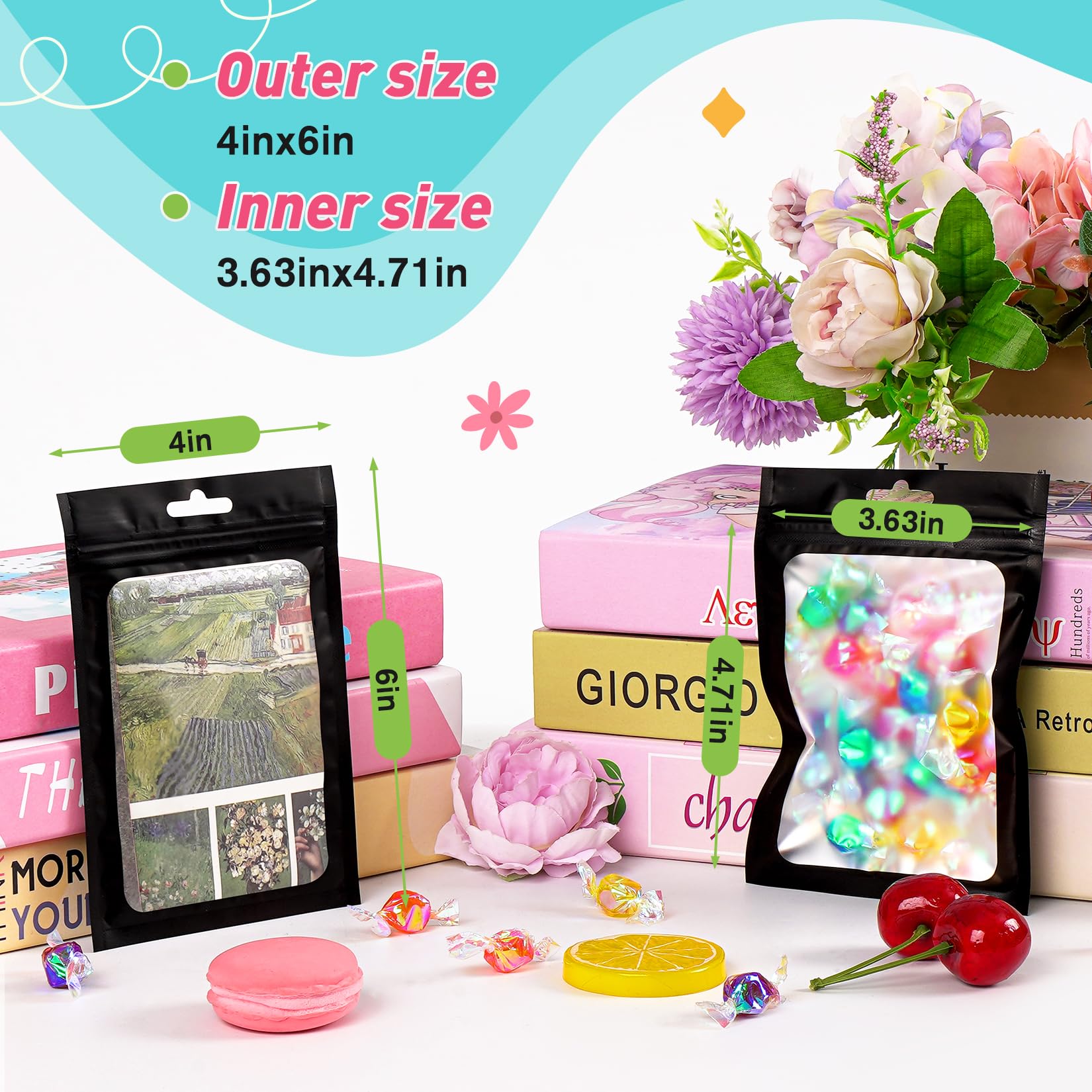 FUNFERY Mylar Resealable Food Storage Bags - Image 2