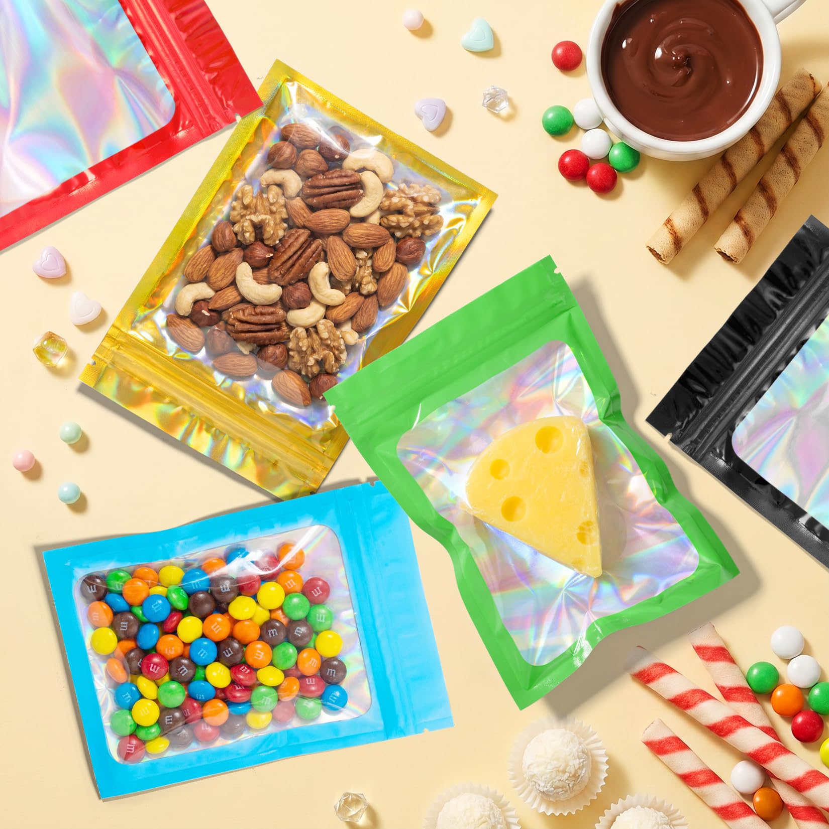 FUNFERY Mixed Color Holographic Mylar Bags - Image 2
