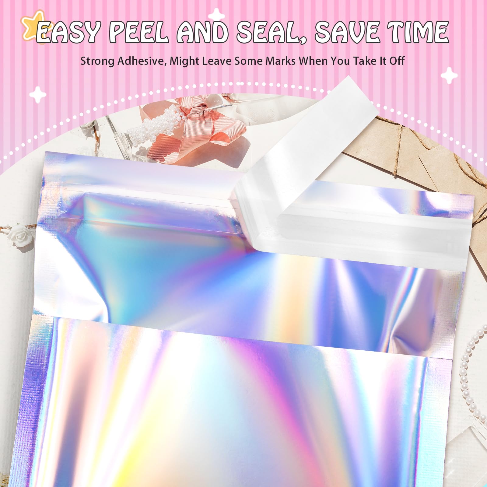 FUNFERY Holographic Mylar Packaging Bags - Image 3