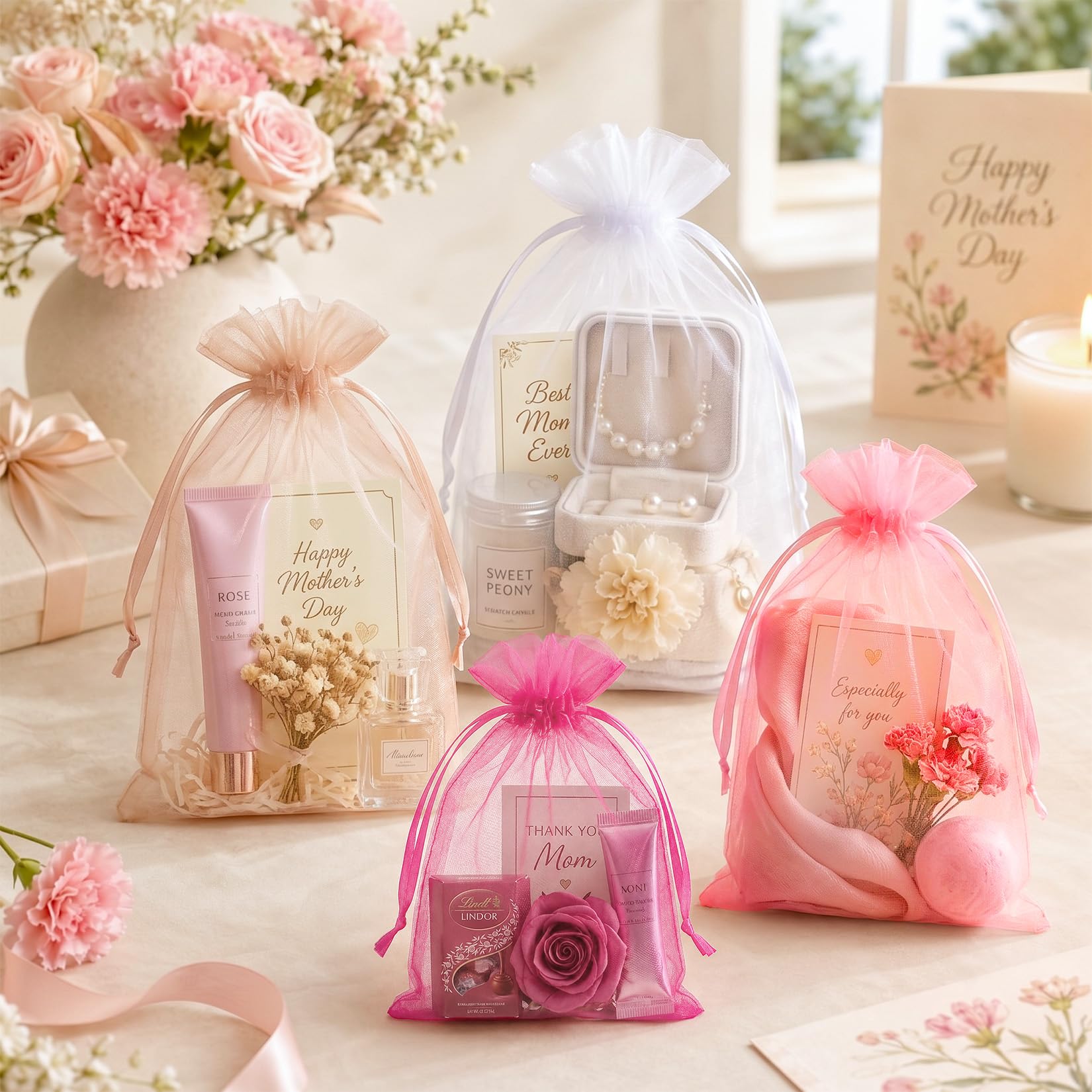 FUNFERY Organza Drawstring Gift Bags - Image 4